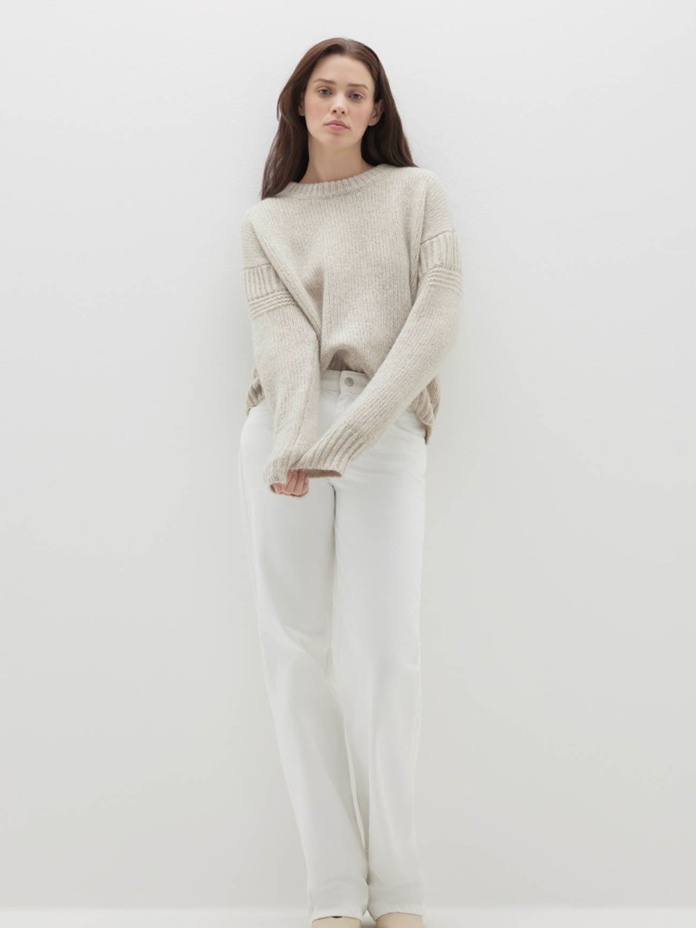 NAKED CASHMERE GISELLE PULLOVER IN ARCTIC GREY - Picture 3 of 10